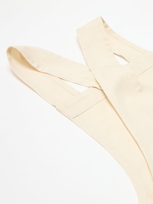 Volwassen schort met kerstprint van katoen 94x69 cm - Kiabi Volwassen schort met kerstprint van katoen 94x69 cm - Kiabi