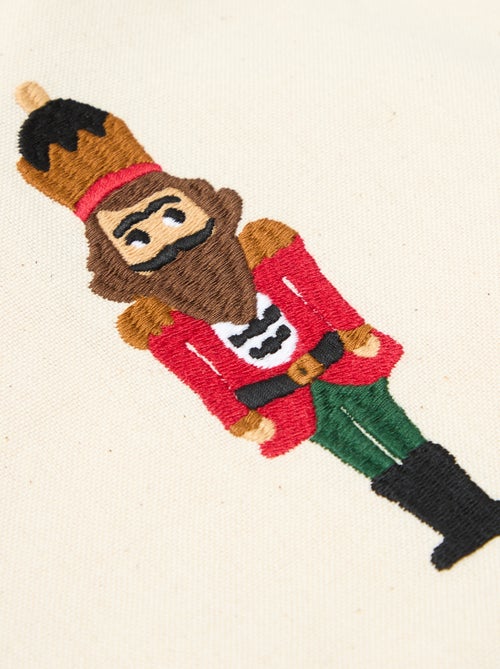 Volwassen schort met kerstprint van katoen 94x69 cm - Kiabi Volwassen schort met kerstprint van katoen 94x69 cm - Kiabi