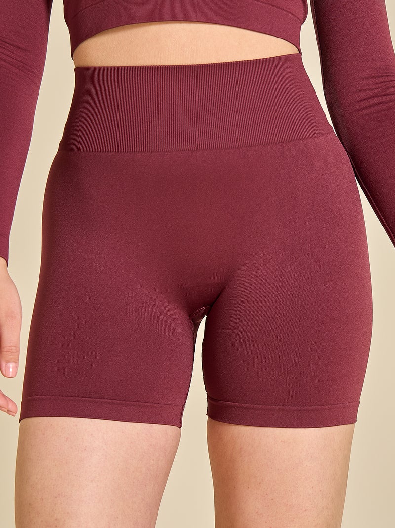 Vormgevende sportshort - (ekstract) Bordeaux - Kiabi