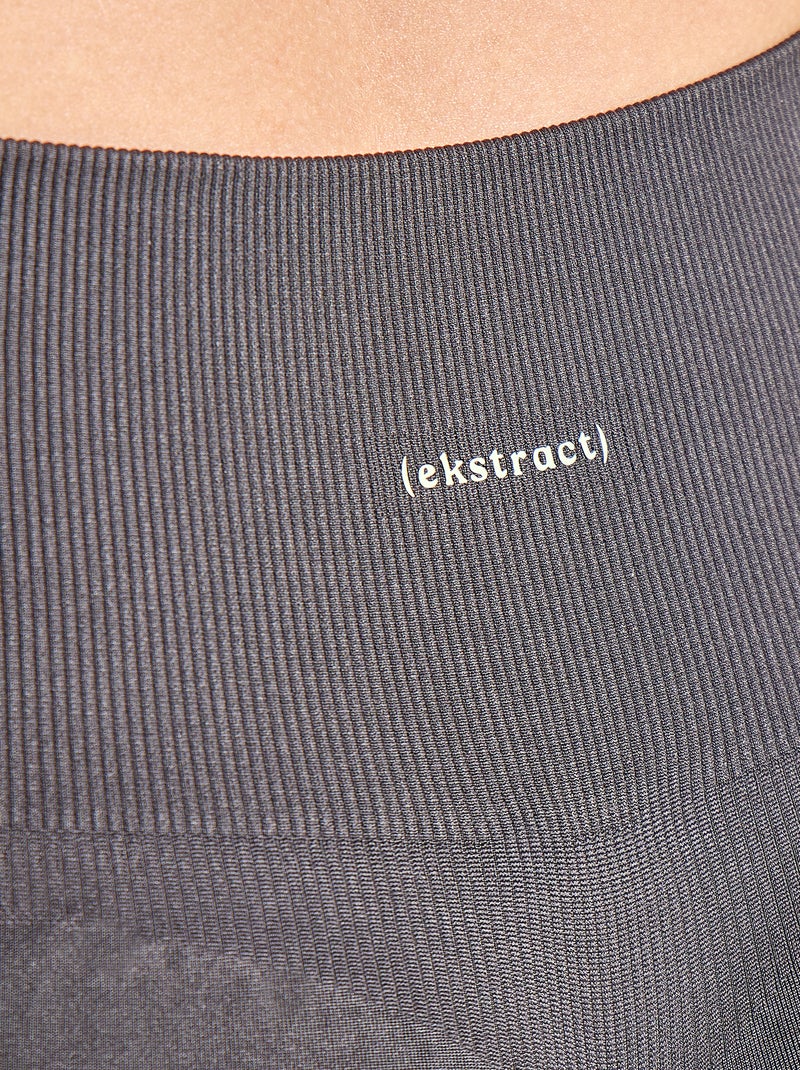 Vormgevende sportshort - (ekstract) Donkergrijs / Antraciet - Kiabi