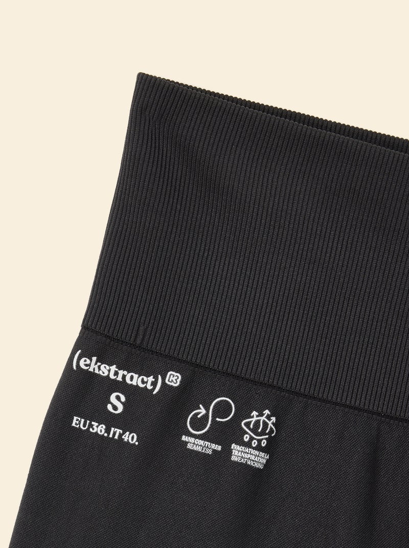 Vormgevende sportshort - (ekstract) Donkergrijs / Antraciet - Kiabi