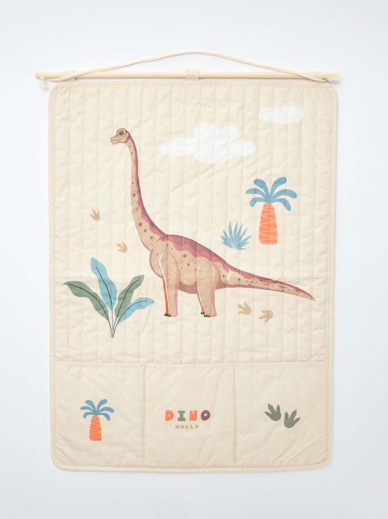 Wanddecoratie met opbergzakjes Biege - Kiabi
