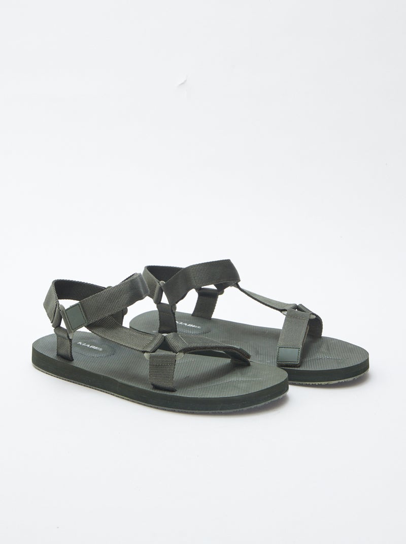 Wandelsandalen KAKI - Kiabi
