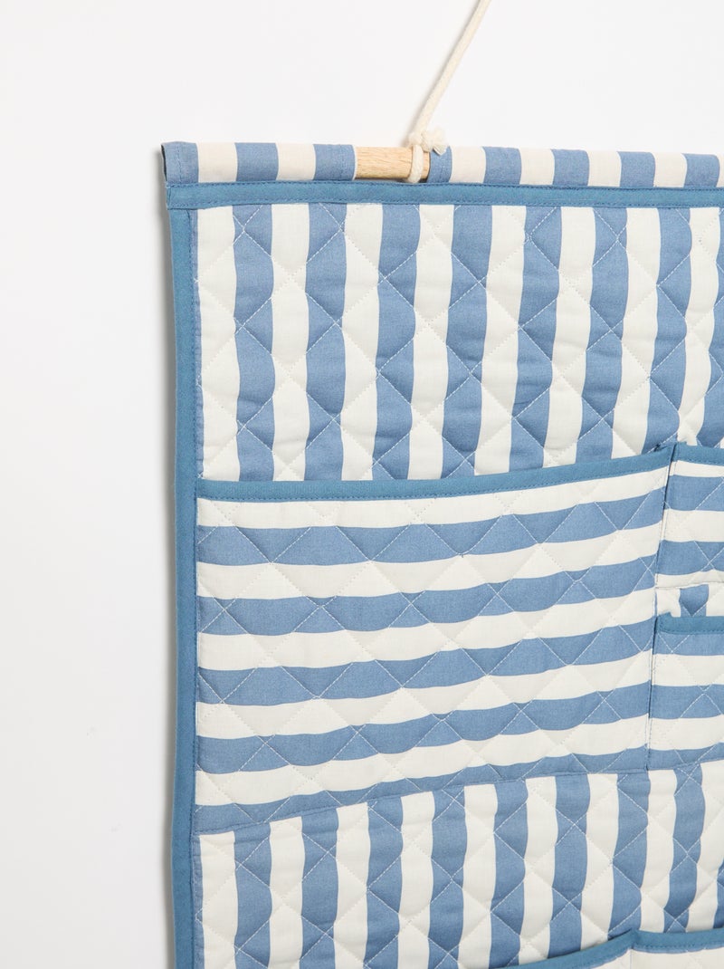 Wandopberger van stof - Kiabi Home Blauw - Kiabi