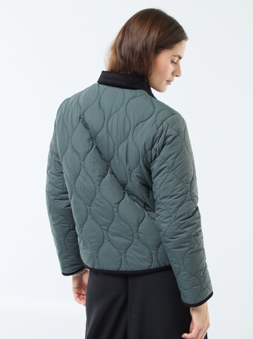 Warm, aan twee zijden te dragen jasje - Kiabi