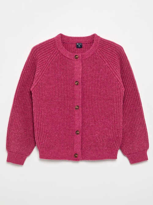 Warm gebreid vest - gemakkelijk aan te trekken collectie - Kiabi