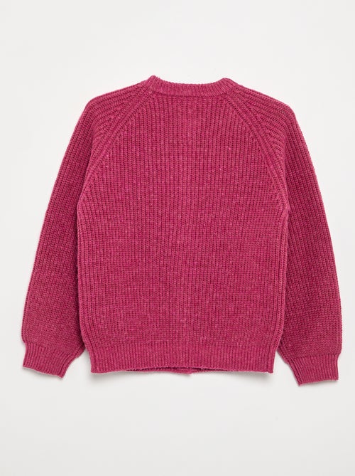 Warm gebreid vest - gemakkelijk aan te trekken collectie - Kiabi