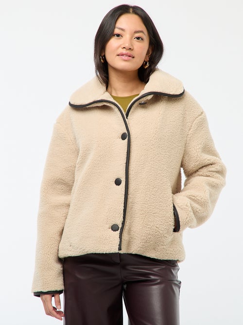 Warm jack met schapenvachteffect - Kiabi