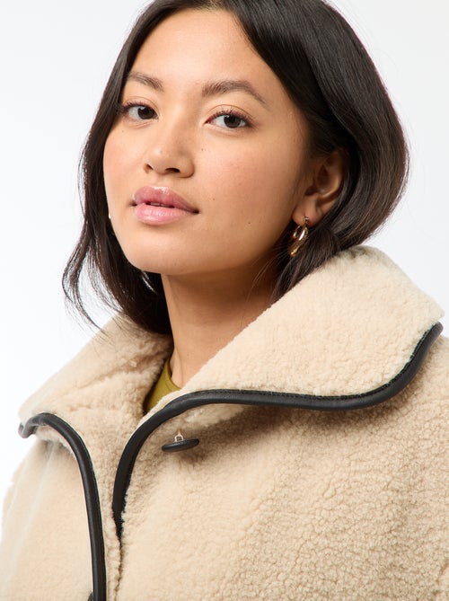 Warm jack met schapenvachteffect - Kiabi