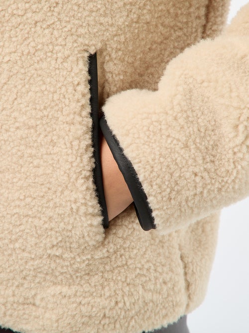 Warm jack met schapenvachteffect - Kiabi