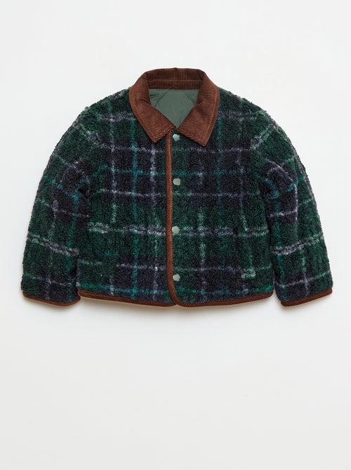 Warm, omkeerbaar jasje in workwearstijl - Kiabi