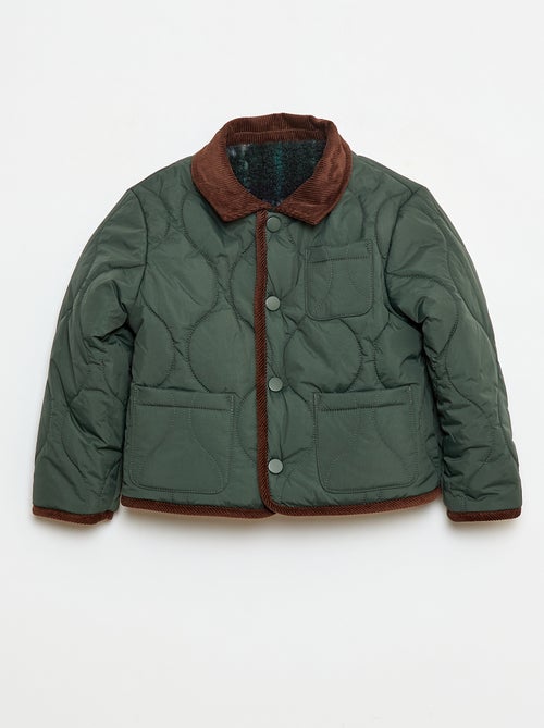 Warm, omkeerbaar jasje in workwearstijl - Kiabi