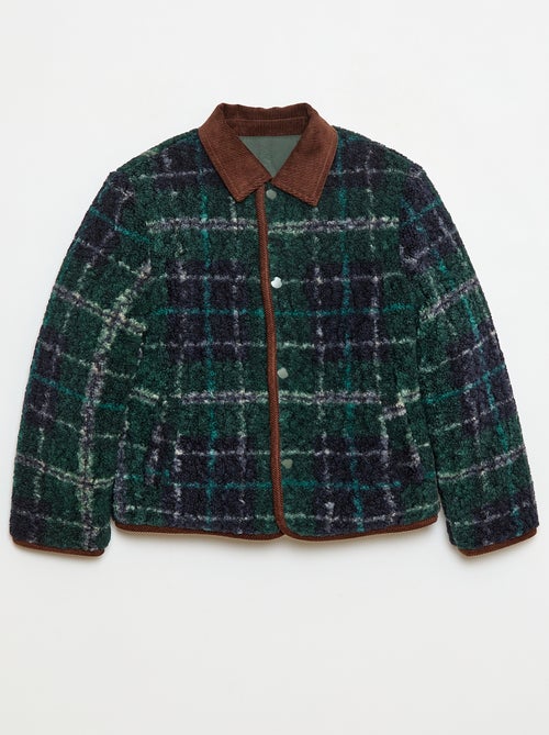 Warm, omkeerbaar jasje in workwearstijl - Kiabi