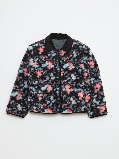 Warm, omkeerbaar jasje in workwearstijl - Kiabi