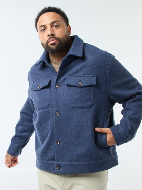 Warm overhemd van wol - Kiabi