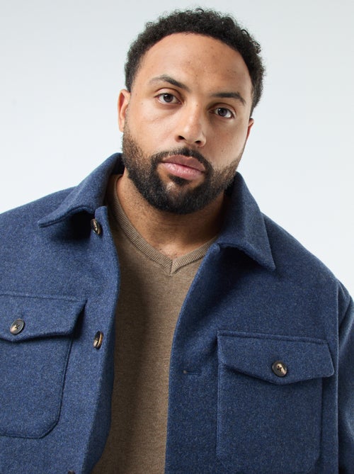 Warm overhemd van wol - Kiabi