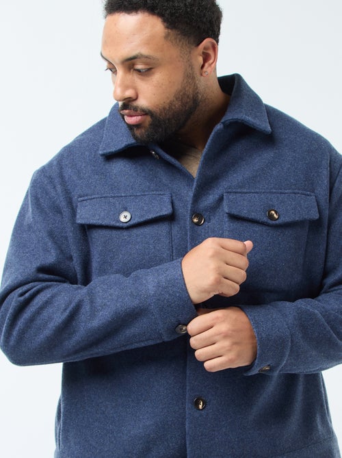 Warm overhemd van wol - Kiabi