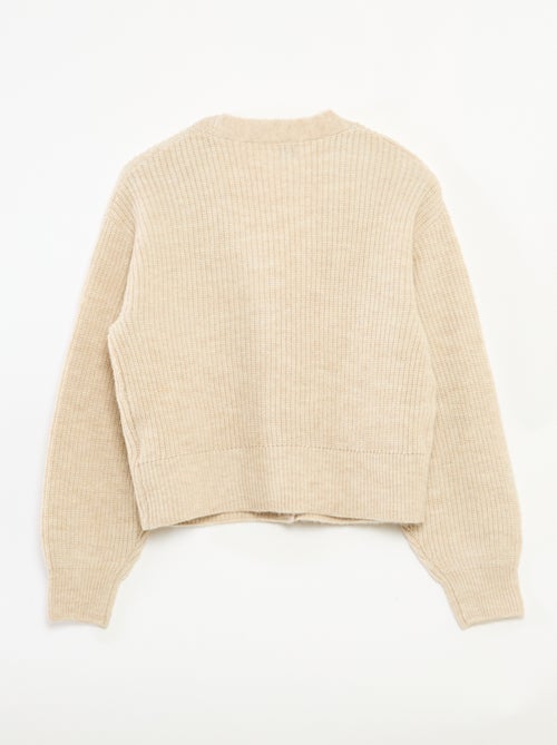 Warm vest met magneetknopen - gemakkelijk aan te trekken collectie - Kiabi