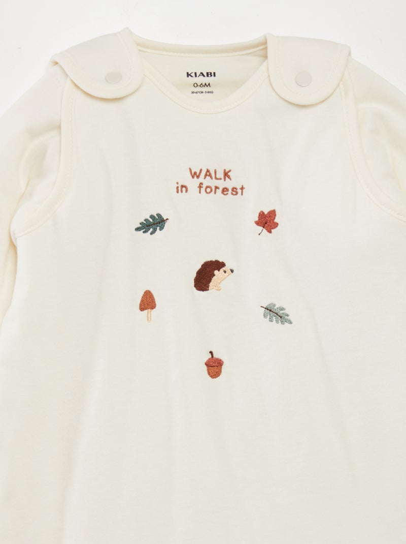 Warme babyslaapzak - TOG 2 WIT - Kiabi