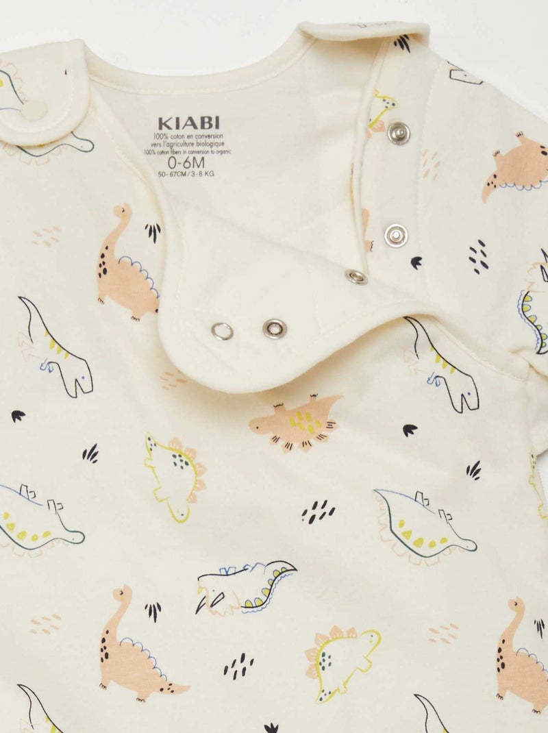 Warme babyslaapzak met afneembare mouwen - TOG-waarde 2 WIT - Kiabi