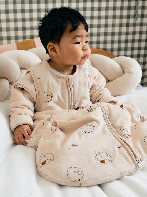 Warme babyslaapzak met afneembare mouwen - TOG-waarde 2.5 - Kiabi
