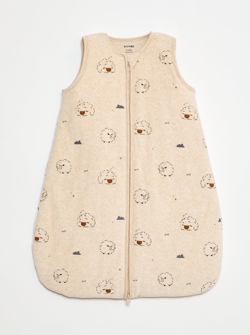 Warme babyslaapzak met afneembare mouwen - TOG-waarde 2.5 Biege - Kiabi