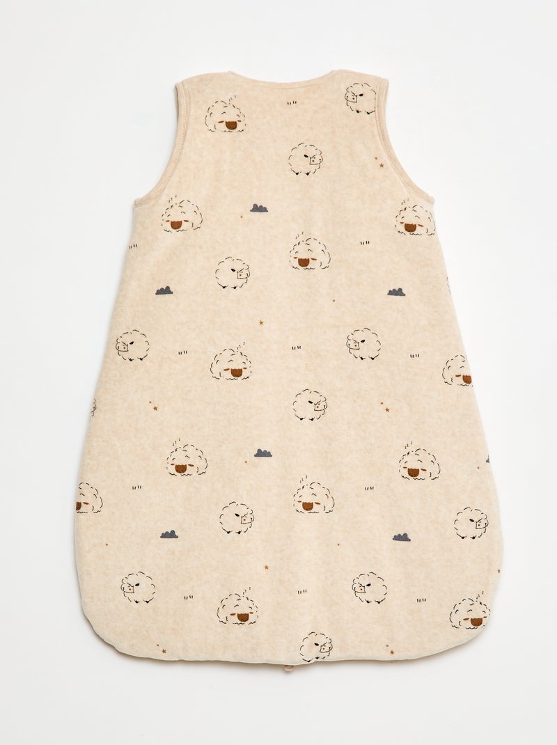 Warme babyslaapzak met afneembare mouwen - TOG-waarde 2.5 Biege - Kiabi