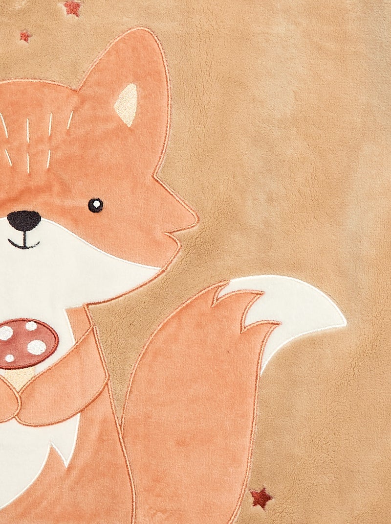 Warme babyslaapzak met afneembare mouwen met drukknopen, TOG-waarde 3 Biege - Kiabi