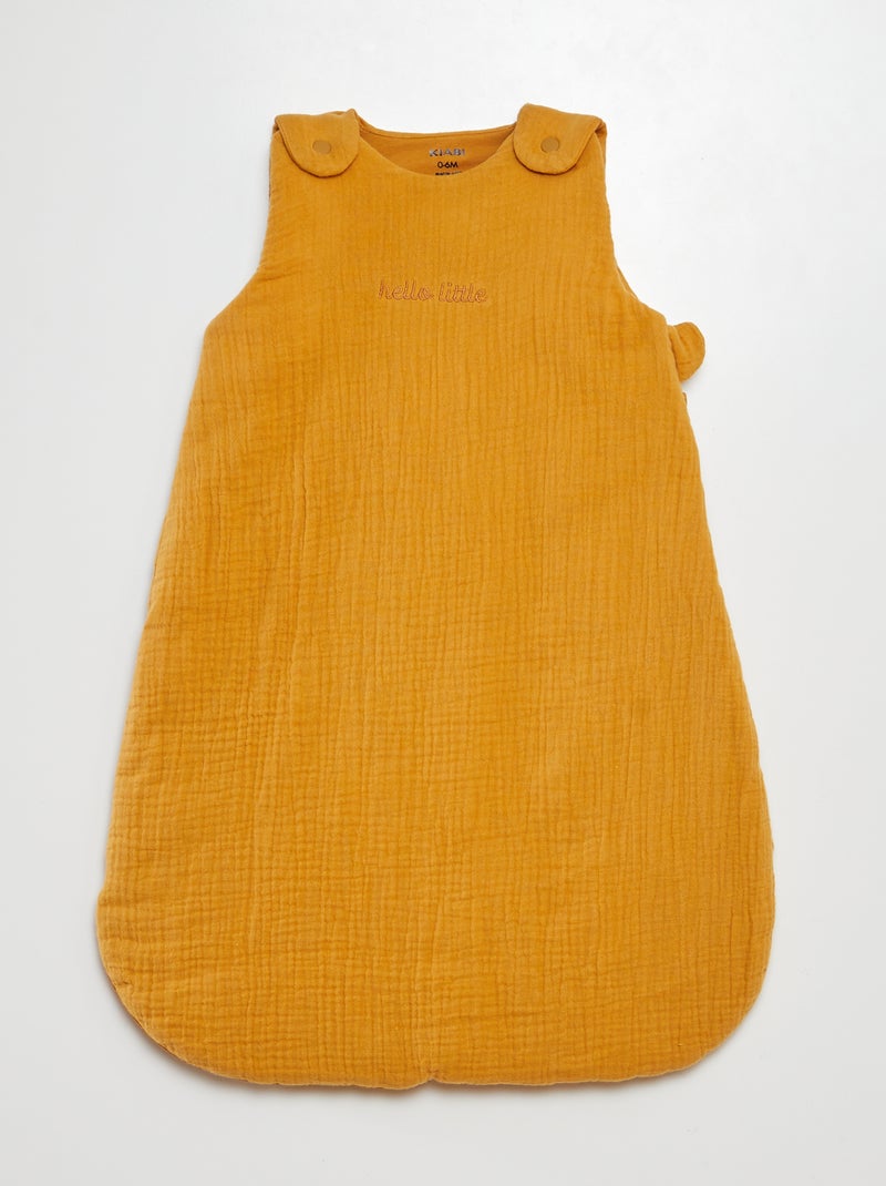 Warme babyslaapzak met afneembare mouwen, TOG-waarde 2 GEEL - Kiabi