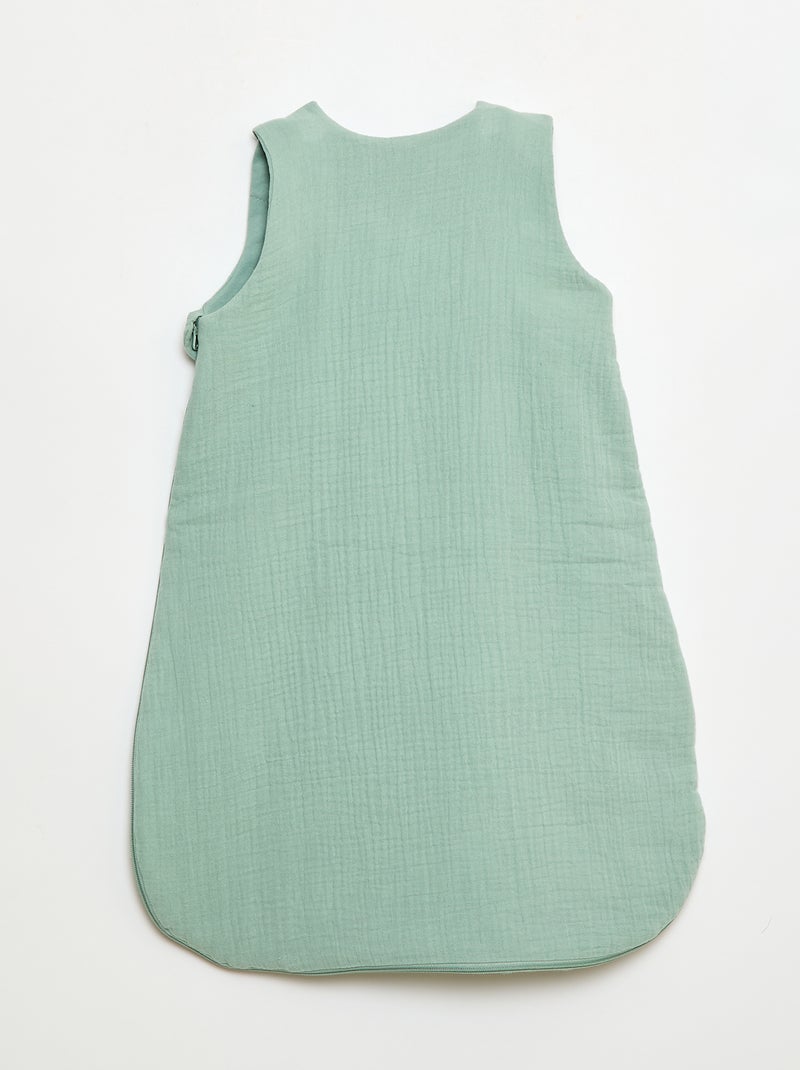 Warme babyslaapzak met afneembare mouwen, TOG-waarde 2 Groen - Kiabi