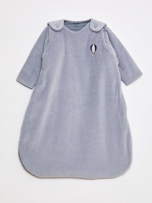 Warme babyslaapzak van corduroy met afneembare mouwen - Kiabi