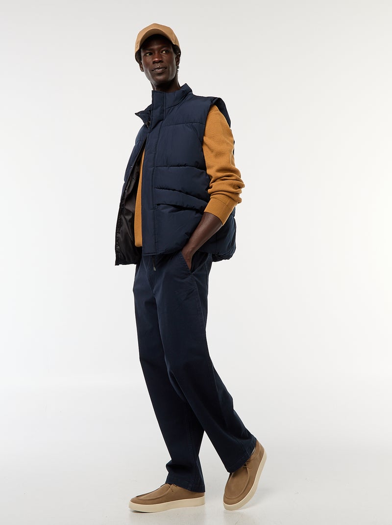 Warme bodywarmer Blauw - Kiabi