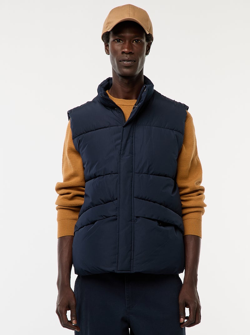 Warme bodywarmer Blauw - Kiabi