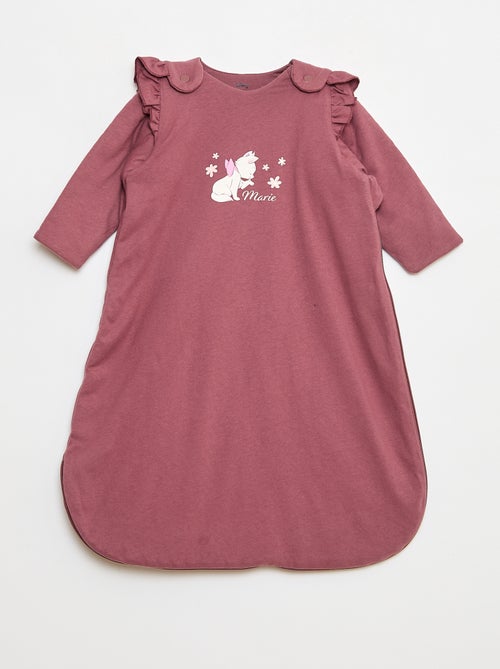 Warme Disney-babyslaapzak van katoenjersey met Marie-print, TOG-waarde 2 - Kiabi
