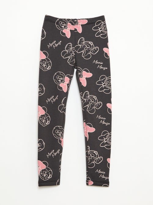 Warme Disney-legging met Minnie-print - Kiabi