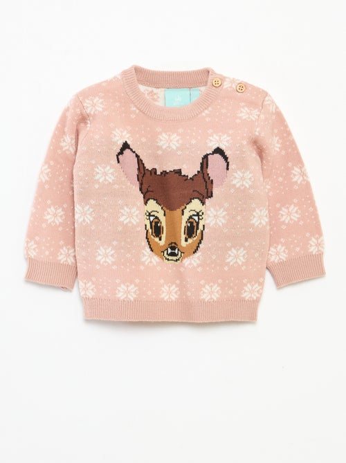 Warme Disney-trui met Bambi-print - Kiabi
