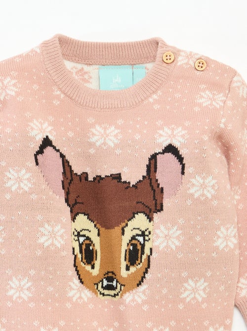 Warme Disney-trui met Bambi-print - Kiabi