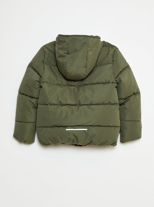 Warme donsjas met capuchon - Kiabi