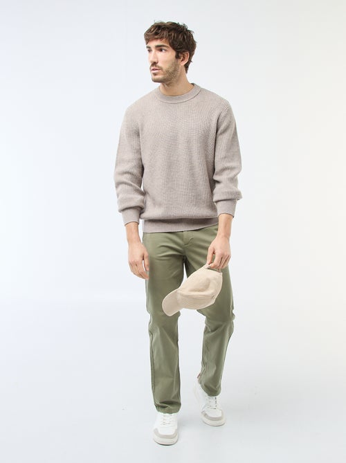 Warme effen trui - Kiabi