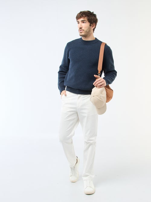 Warme effen trui - Kiabi