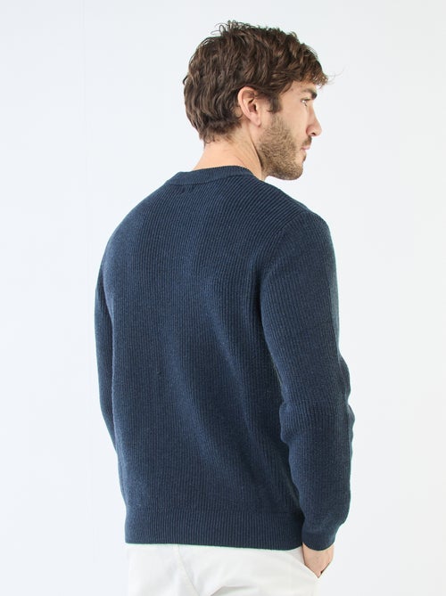 Warme effen trui - Kiabi