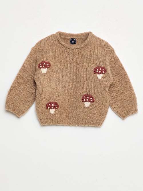 Warme, gebreide trui - Kiabi