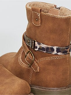 Warme, gevoerde laarzen - Kiabi