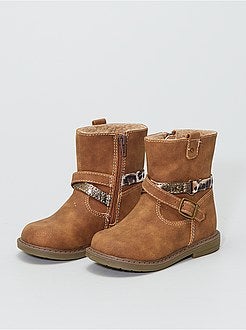 Warme, gevoerde laarzen - Kiabi