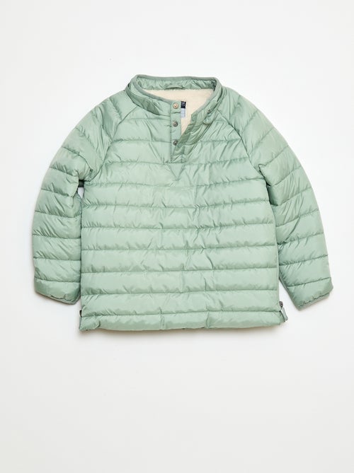 Warme gewatteerde jas met capuchon - makkelijk aan te trekken collectie - Kiabi