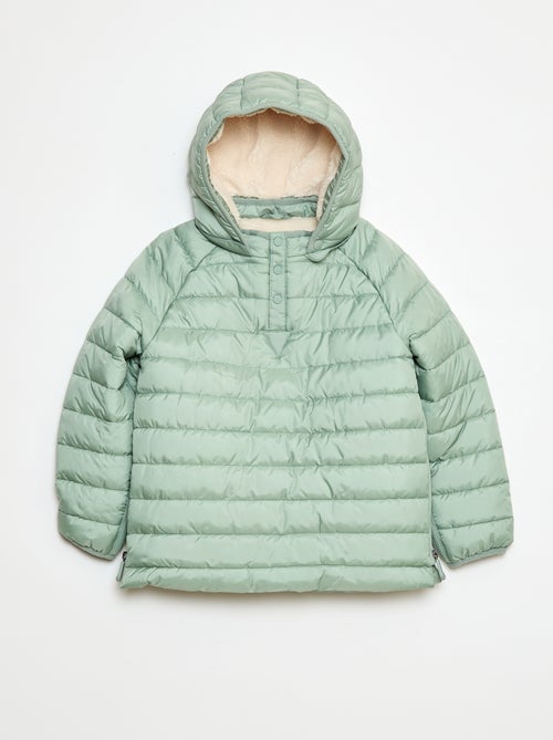 Warme gewatteerde jas met kap - So Easy - Kiabi
