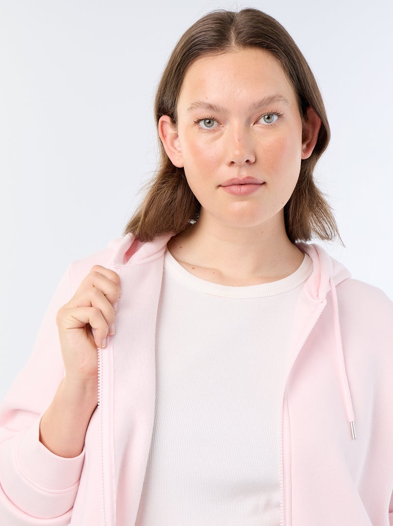 Warme hoodie van joggingstof Rose - Kiabi