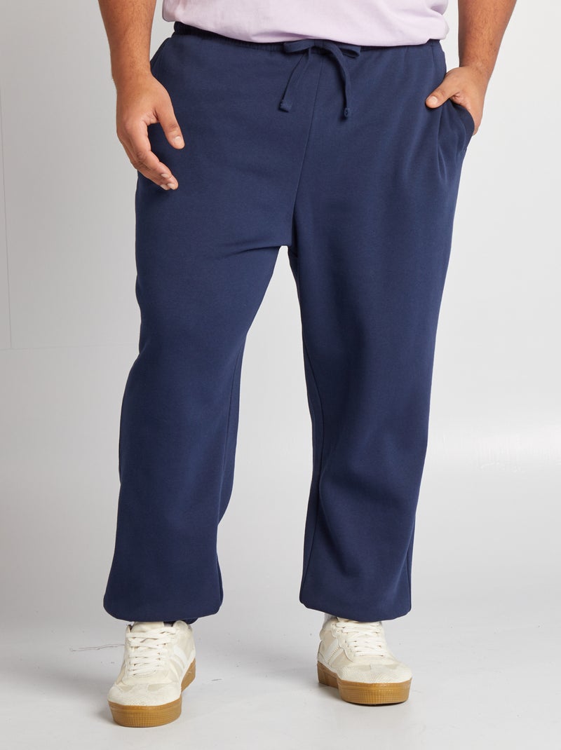 Warme joggingbroek blauw - Kiabi