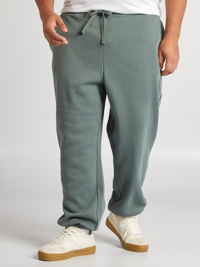 Warme joggingbroek GROEN - Kiabi