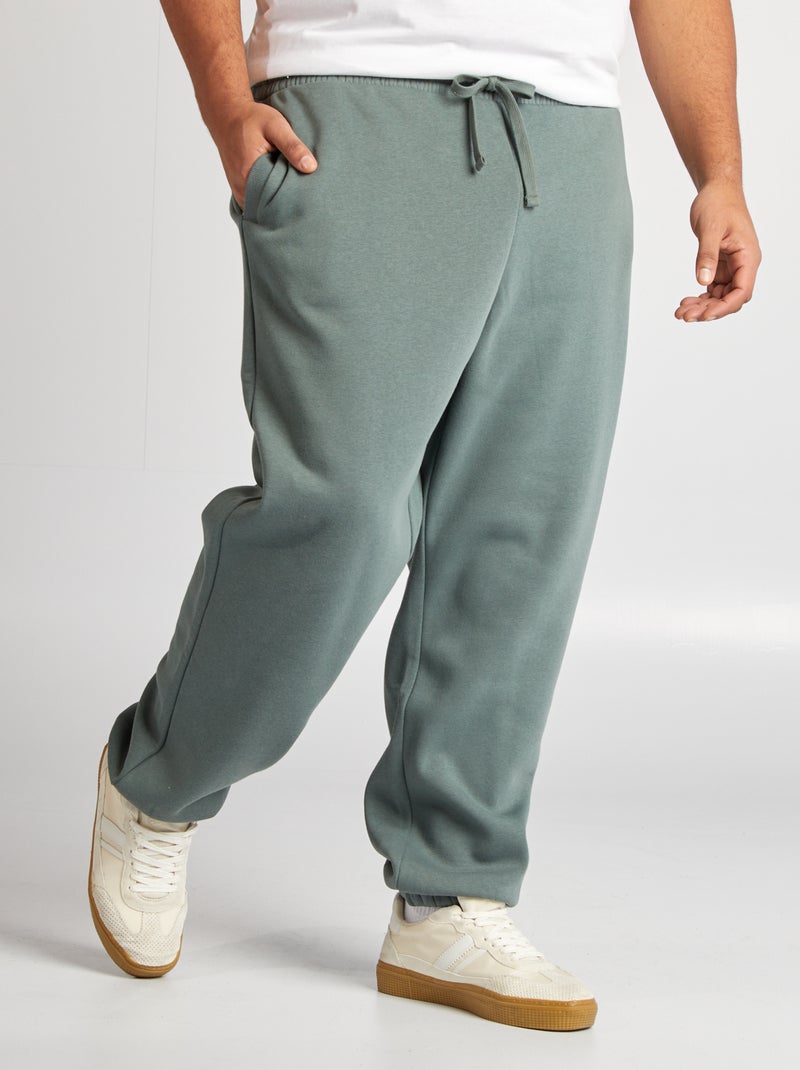 Warme joggingbroek GROEN - Kiabi